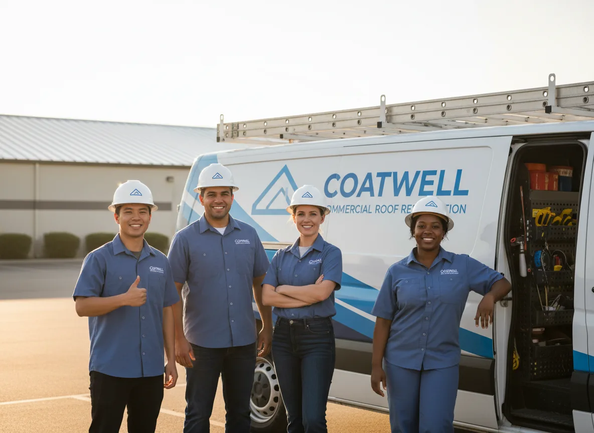 Commercial roof coating company in Highlands, TX